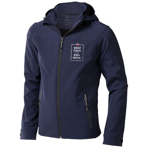 azul marino Chaqueta softshell de hombre Langley