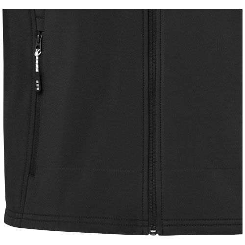 black Chaqueta softshell de hombre Langley