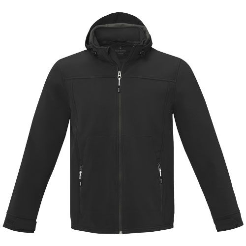 black Chaqueta softshell de hombre Langley