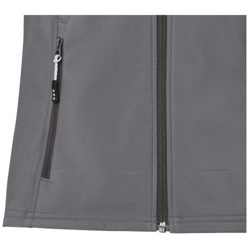 gris acero Chaqueta softshell de mujer Langley