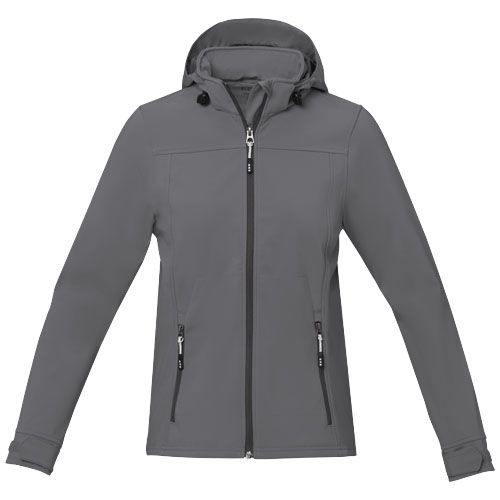 gris acero Chaqueta softshell de mujer Langley