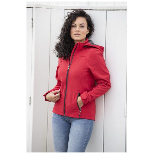 gris acero Chaqueta softshell de mujer Langley