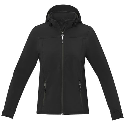 black Chaqueta softshell de mujer