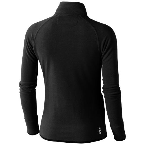 black Chaqueta de forro con cremallera completa de mujer