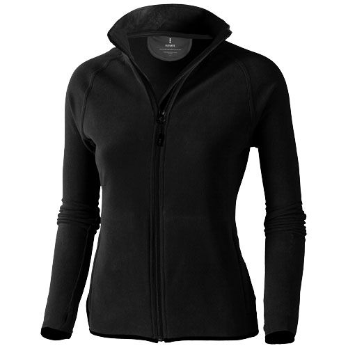 black Chaqueta de forro con cremallera completa de mujer