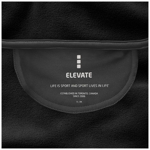 black Chaqueta de forro con cremallera completa de mujer