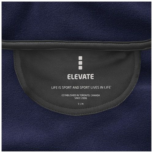 azul marino Chaqueta de forro con cremallera completa de mujer