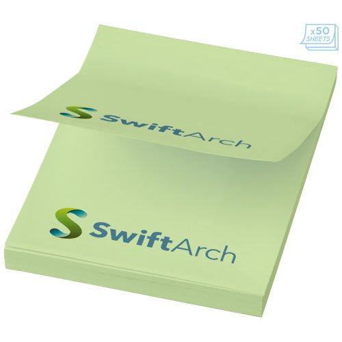 verde menta Notas adhesivas de 50x75 mm Sticky-Mate®