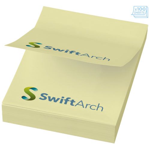 amarillo claro Notas adhesivas de 50x75 mm Sticky-Mate®
