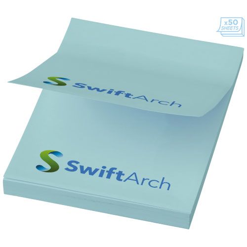 azul claro Notas adhesivas de 50x75 mm Sticky-Mate®