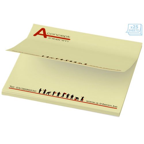 amarillo claro Notas adhesivas de 75x75 Sticky-Mate®