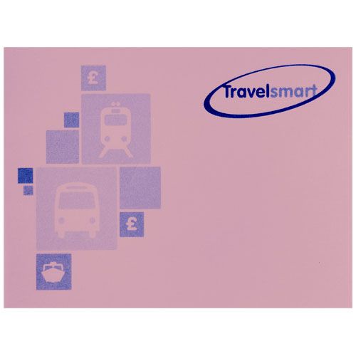 rosa claro Notas adhesivas de 100x75 mm Sticky-Mate®