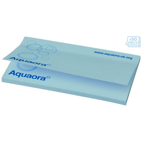 azul claro Notas adhesivas de 127x75 mm Sticky-Mate®