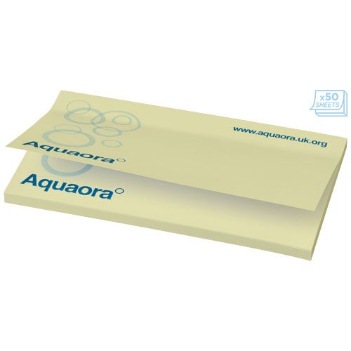 amarillo claro Notas adhesivas de 127x75 mm Sticky-Mate®