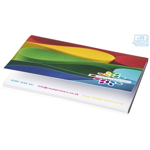 white Notas adhesivas de 100x75mm con tapa blanda Sticky-Mate®