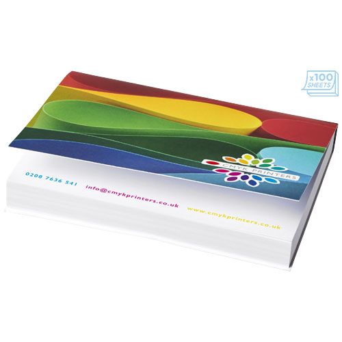 white Notas adhesivas de 100x75mm con tapa blanda Sticky-Mate®