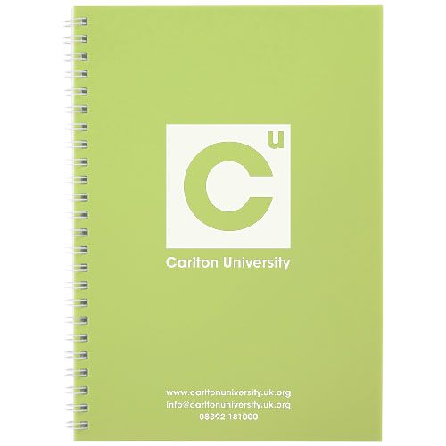 verde lima/blanco Libreta A5