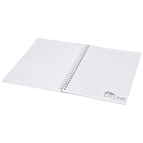 white Libreta A4 con espiral