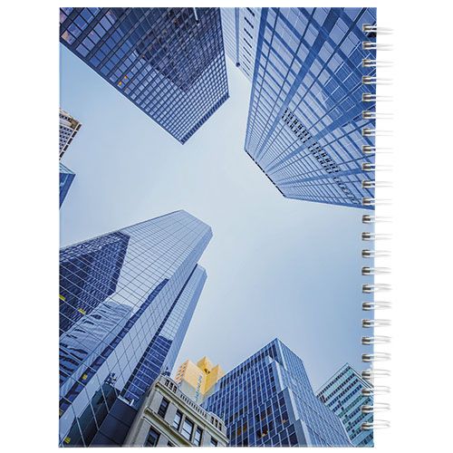 white Libreta A5 tapa dura
