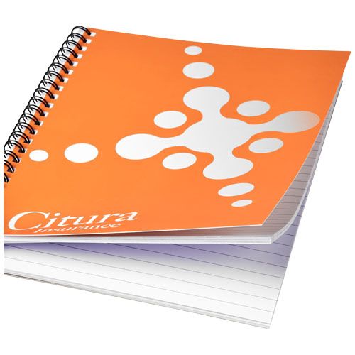 blanco/negro Libreta A4 con cubierta sintética