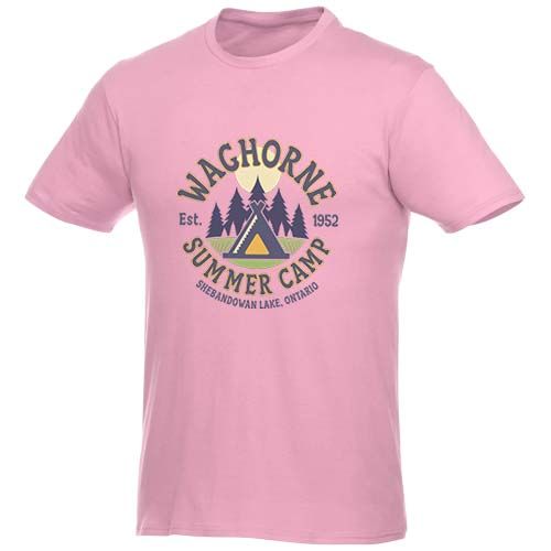 rosa claro Camiseta de manga corta para hombre