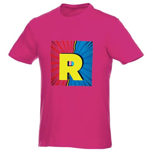 magenta Camiseta de manga corta para hombre