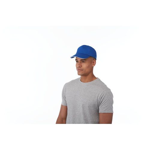Gorra de 5 paneles con ribete 