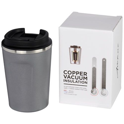 Vaso de 360 ml con aislamiento de cobre al vacío 