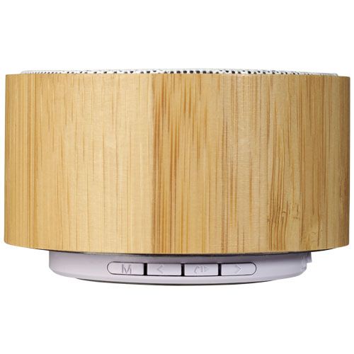 natural/blanco Altavoz Bluetooth® de bambú