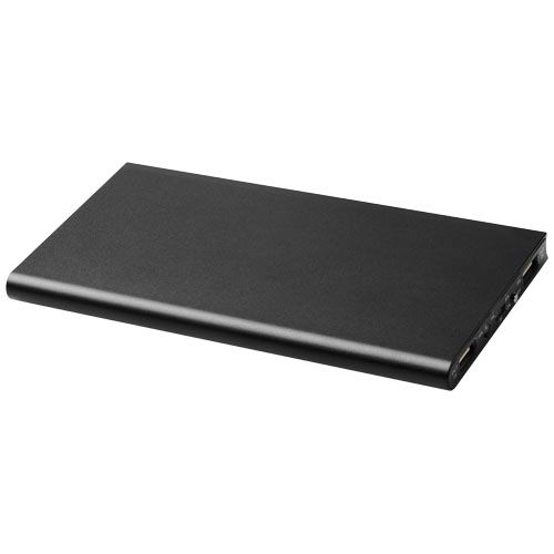 black Batería externa de aluminio de 8000 mAh