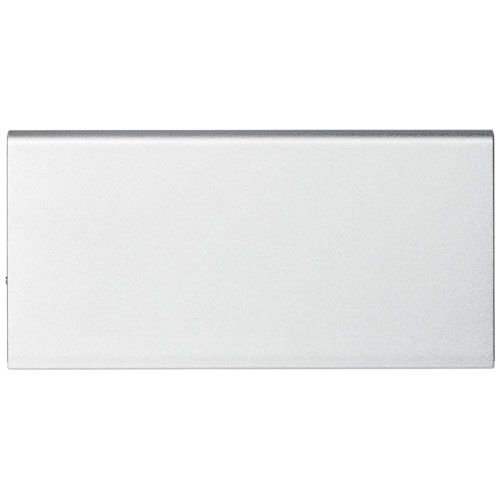 plateado Batería externa de aluminio de 8000 mAh