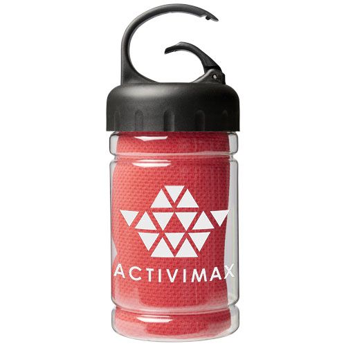 Toalla refrescante en bote de PET 