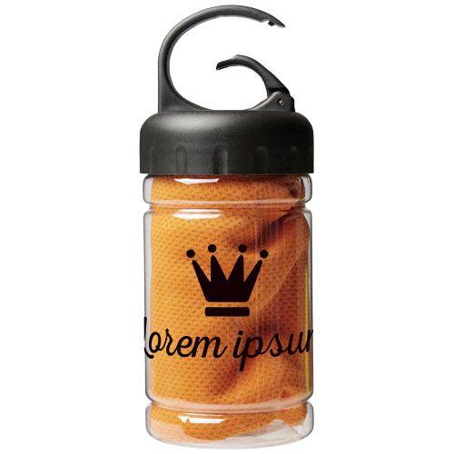 Toalla refrescante en bote de PET 