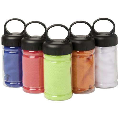 Toalla refrescante en bote de PET 