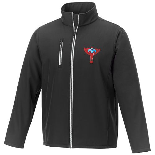 black Chaqueta softshell para hombre