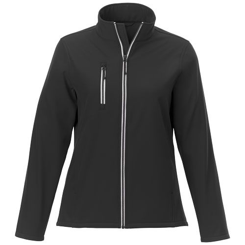 black Chaqueta softshell para mujer