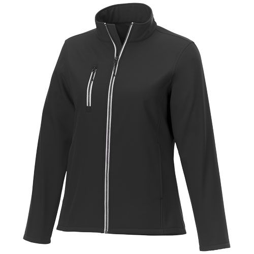 black Chaqueta softshell para mujer