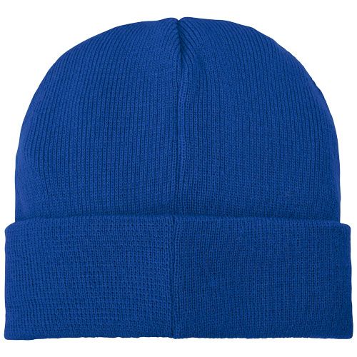 Gorro de lana con parche 