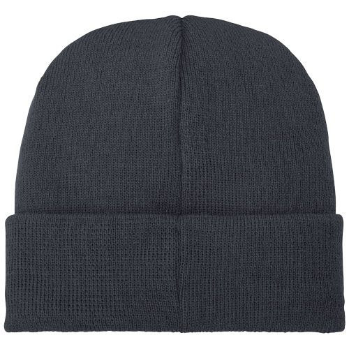 Gorro de lana con parche 