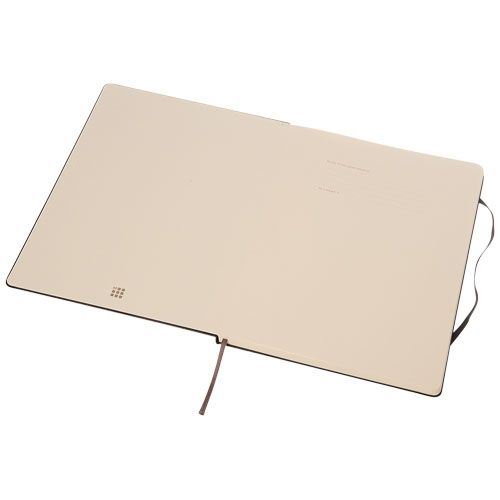 black Libreta de tapa dura XL rayada