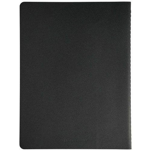 black Libreta XL rayada