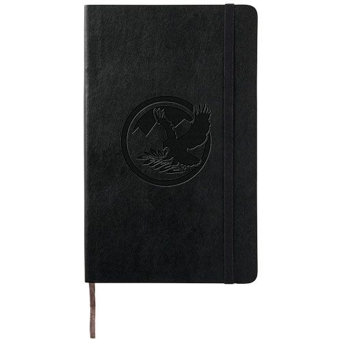 black Libreta de tapa blanda L lisa