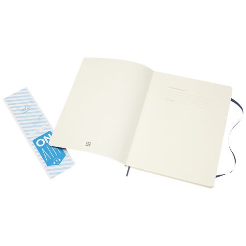 azul zafiro Libreta de tapa blanda XL lisa