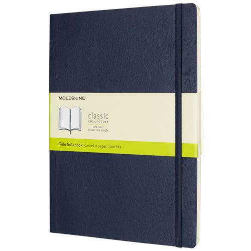 azul zafiro Libreta de tapa blanda XL lisa