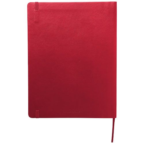 rojo vivo Libreta de tapa blanda XL lisa