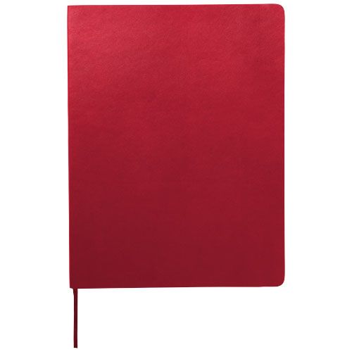 rojo vivo Libreta de tapa blanda XL lisa