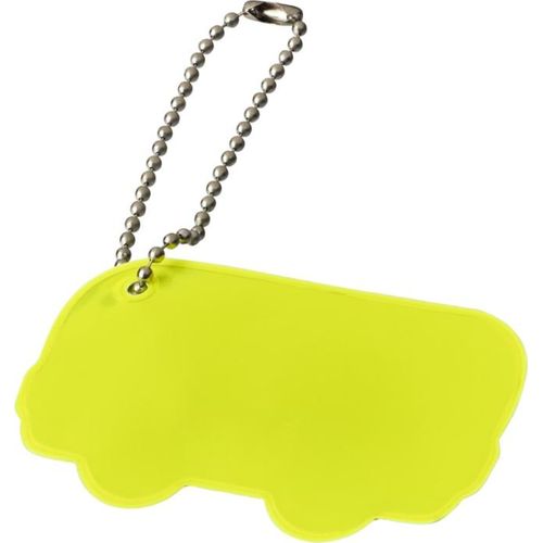 amarillo neón Etiqueta de autobús reflectante