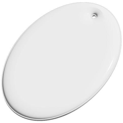 white Colgante ovalado de PVC reflectante H-12 RFX™