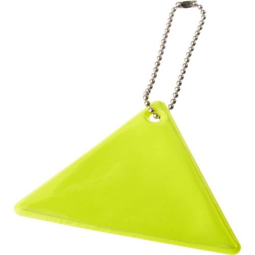 amarillo neón Colgante triangular de PVC reflectante H-12 RFX™