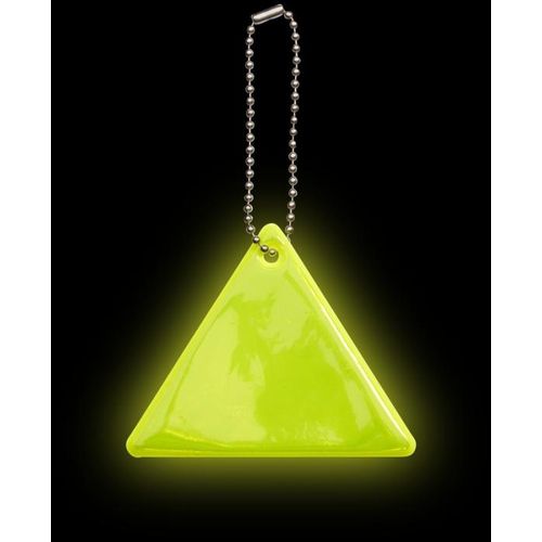 amarillo neón Colgante triangular de PVC reflectante H-12 RFX™